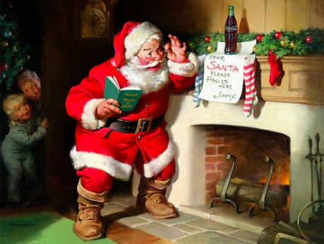 Santa Claus with Coke